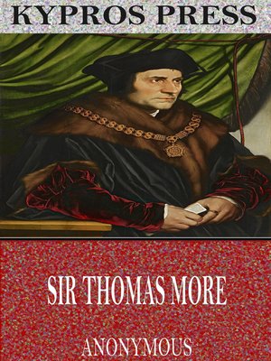 cover image of Sir Thomas More